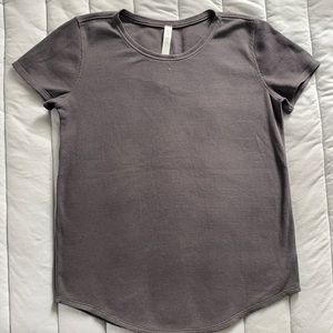 lululemon athletica Gray Short Sleeve Tee